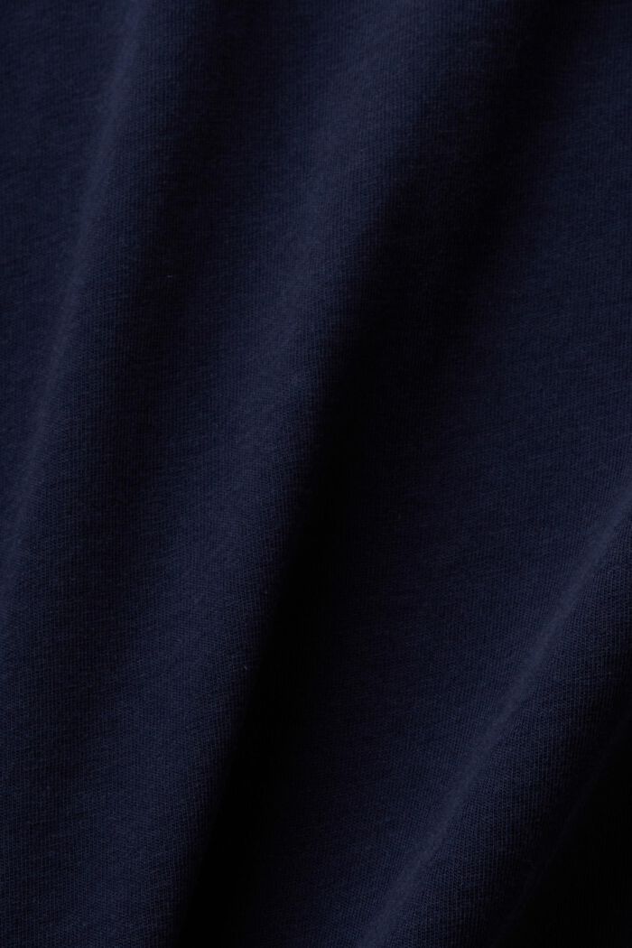 T-shirt henley, 100% bawełna, NAVY, detail image number 4