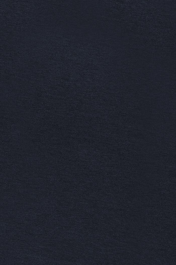 Koszulka z długim rękawem i kołnierzem, LENZING™ ECOVERO™, NIGHT SKY BLUE, detail image number 2