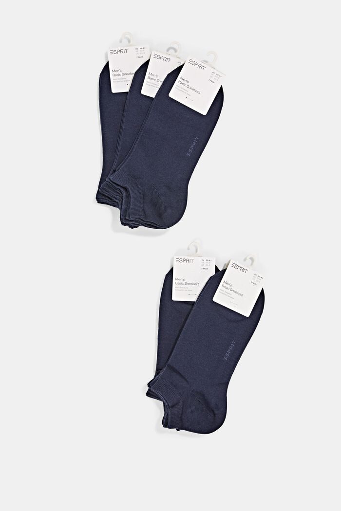 10 par skarpet do obuwia sportowego, mieszanka bawełny ekologicznej, MARINE, detail image number 0