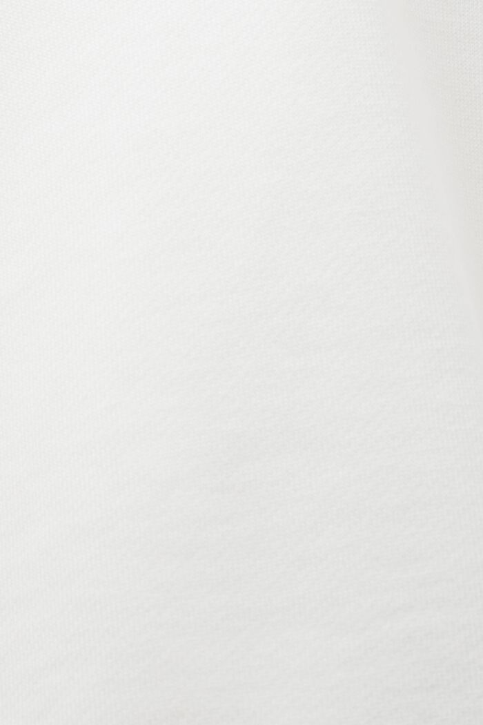 Bluza z kapturem z organicznej bawełny z haftowanym logo, OFF WHITE, detail image number 5
