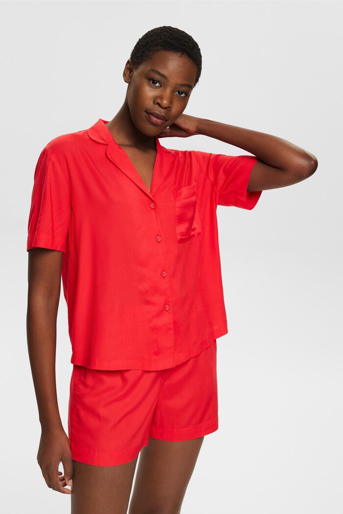 Krótka piżama, RED, detail image number 0