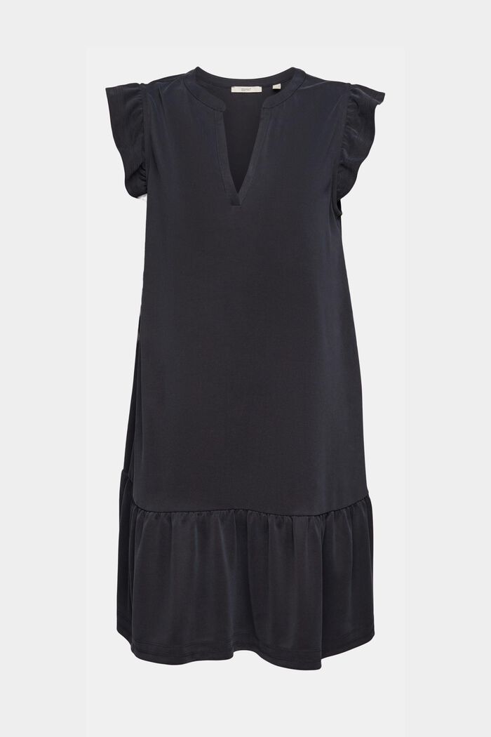 Sukienka z jerseyu z włóknem TENCEL ™, BLACK, detail image number 5