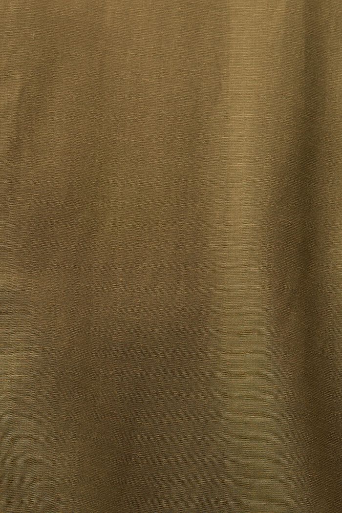 Koszula zapinana na guziki, fason oversize, KHAKI GREEN, detail image number 5