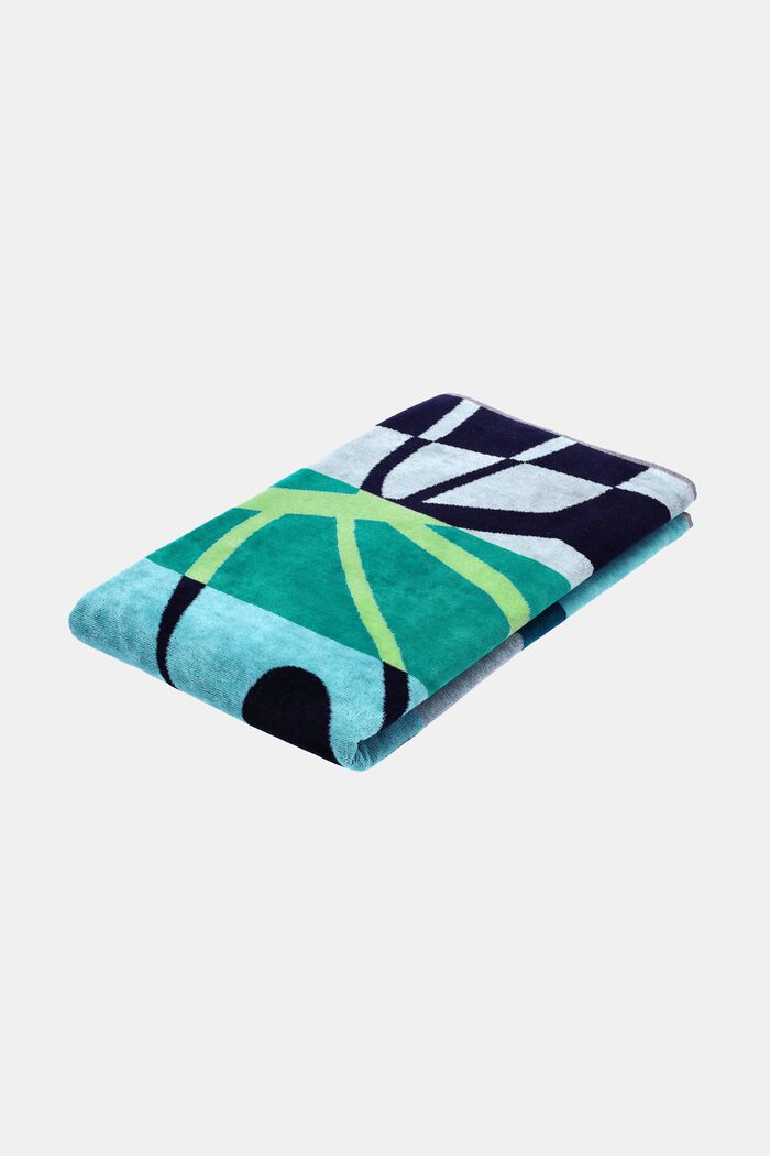 Wielobarwny ręcznik plażowy, DEEP WATER, detail image number 2