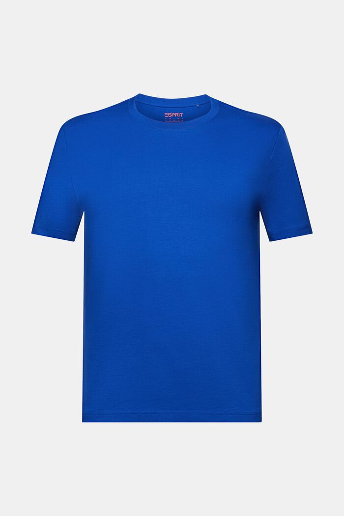 Dżersejowy T-shirt z bawełny organicznej, BRIGHT BLUE, detail image number 5