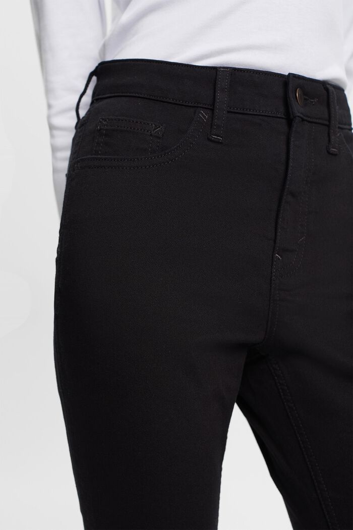 Nieblaknące dżinsy skinny, bawełna ze streczem, BLACK RINSE, detail image number 2