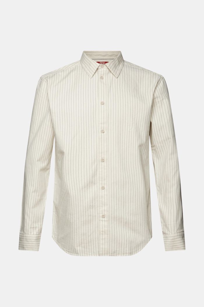 Twillowa koszula w paski, 100% bawełny, ICE, detail image number 5