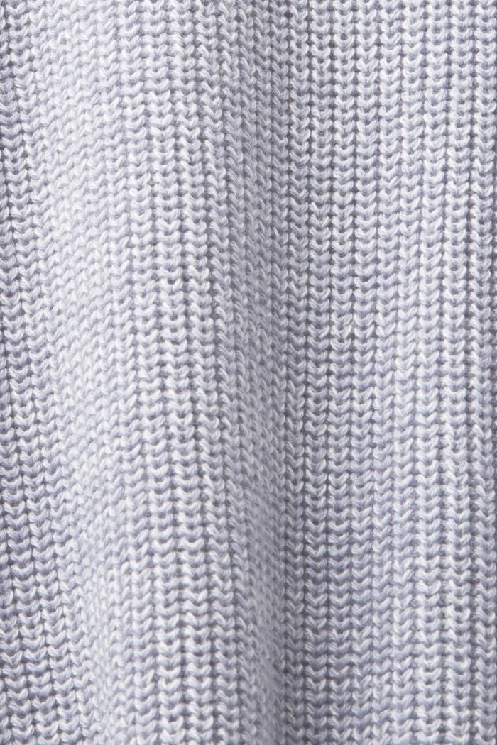 Sweter z półgolfem z prążkowanej dzianiny, LIGHT BLUE LAVENDER, detail image number 6