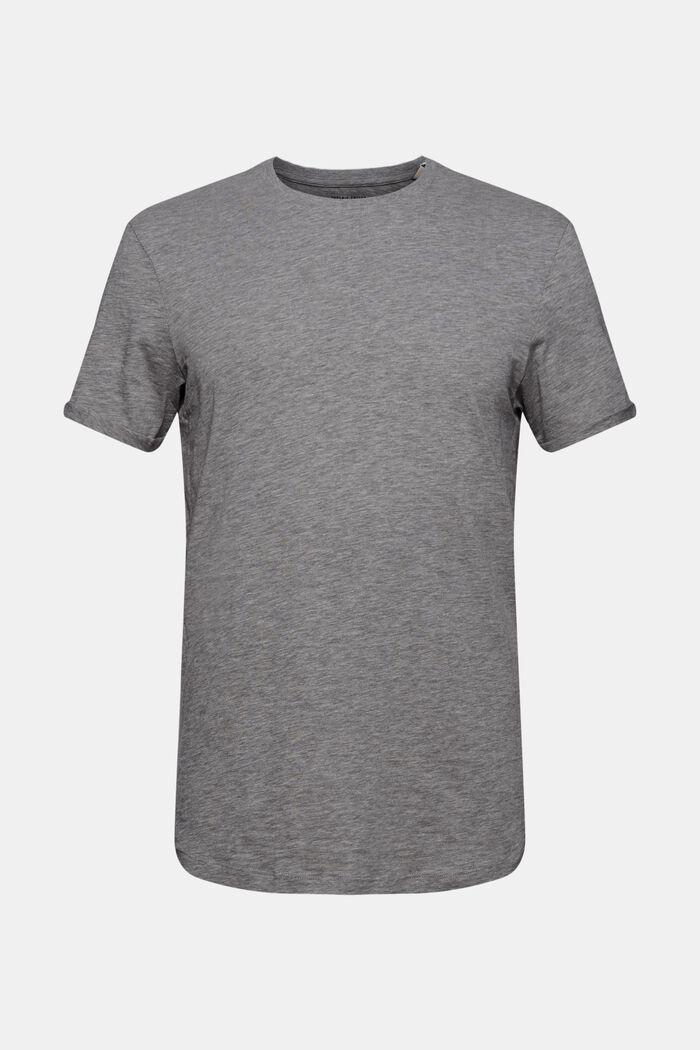 T-shirt z jerseyu, bawełna ekologiczna/wiskoza LENZING™ ECOVERO™, MEDIUM GREY, detail image number 6