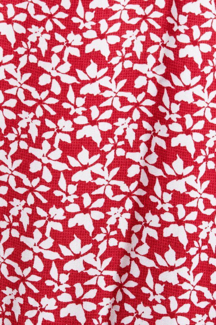 Sukienka plażowa z nadrukiem, DARK RED, detail image number 4