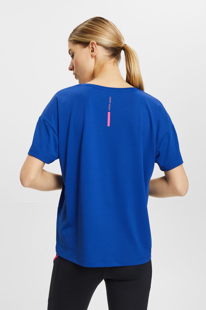 T-shirt z technologią E-DRY, BRIGHT BLUE, detail image number 3