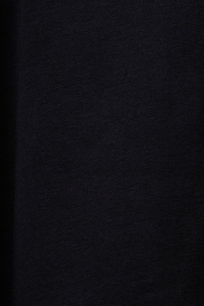 Bluza z kapturem z haftowanym logo, BLACK, detail image number 5