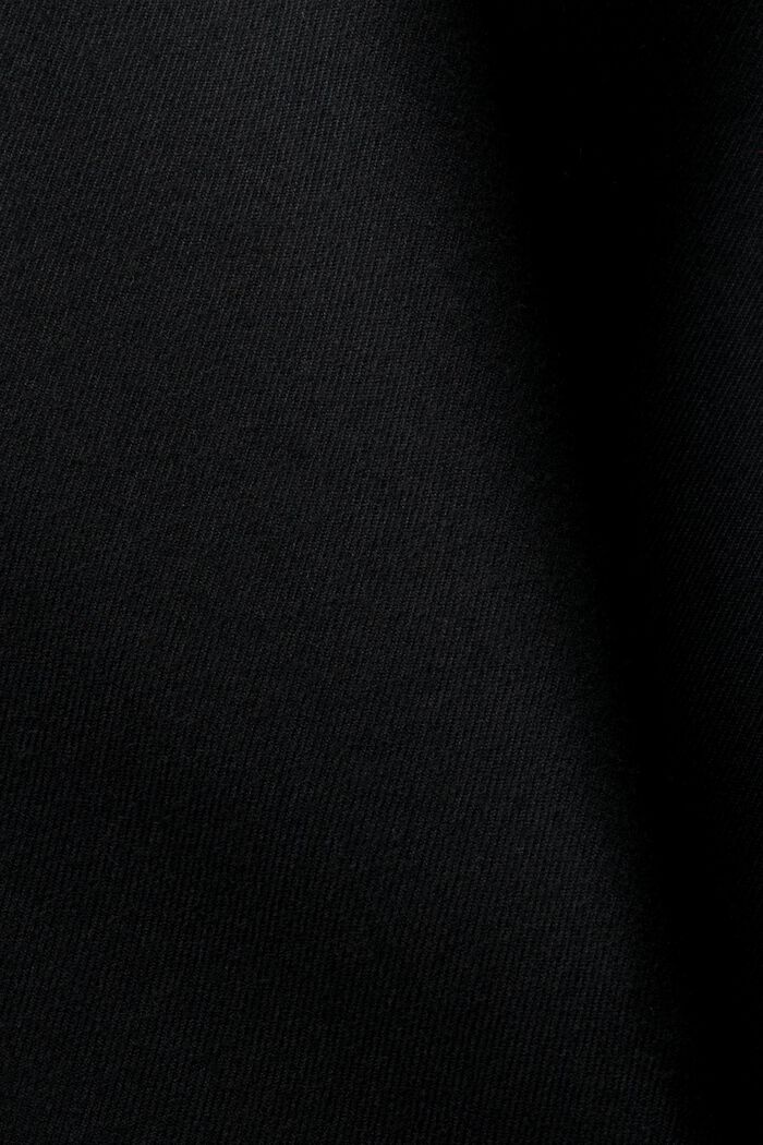 Oversizowy flanelowy żakiet, BLACK, detail image number 5