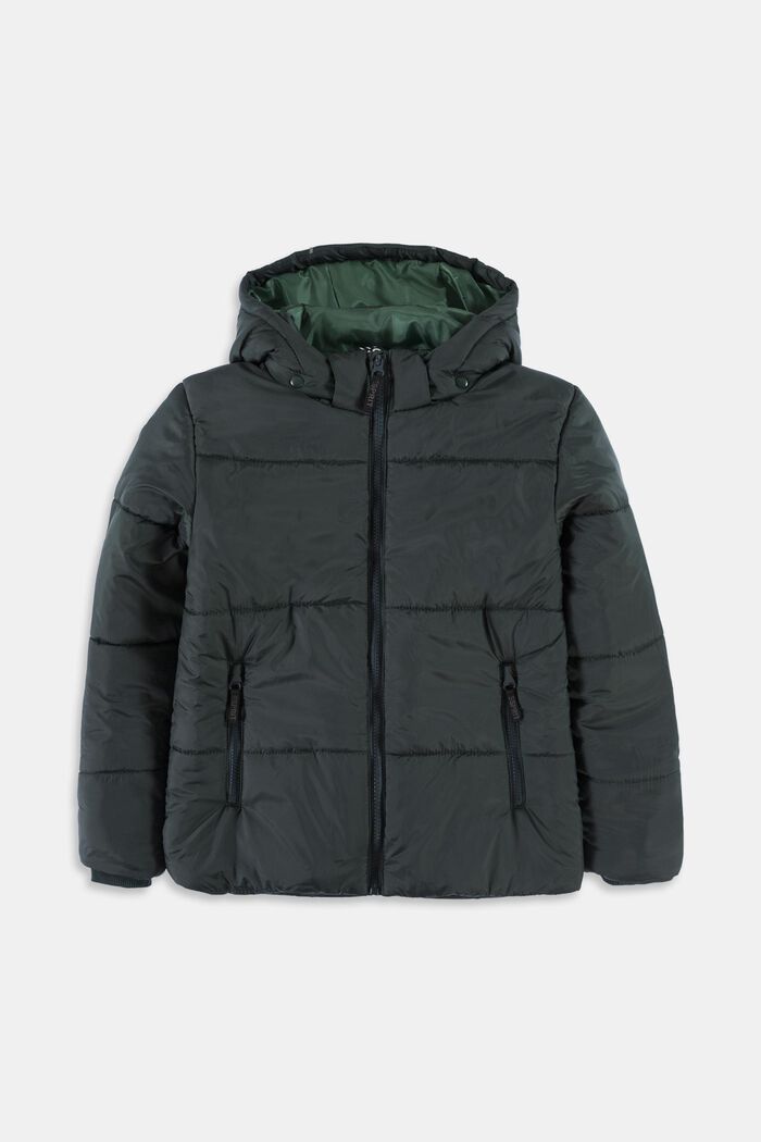 Jackets outdoor woven, DARK GREEN, overview