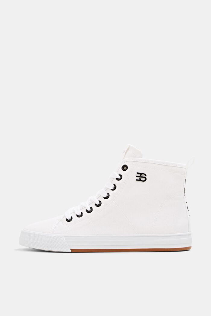 Sneakersy z wysoką cholewką, WHITE, detail image number 0