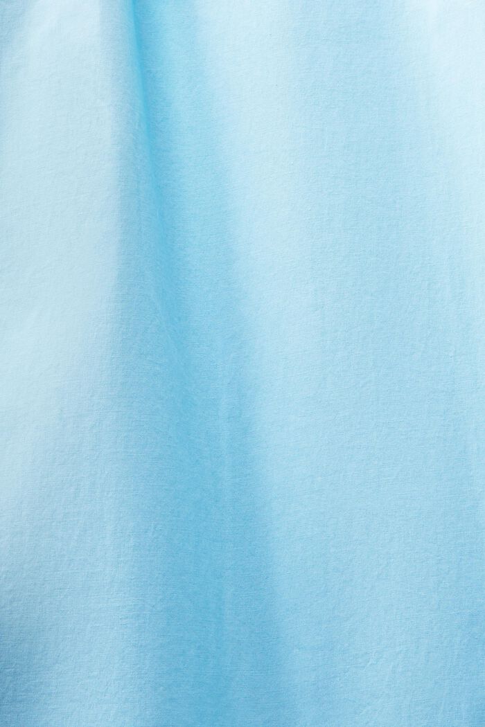Sukienka midi z popeliny z usztywnieniem, LIGHT TURQUOISE, detail image number 4