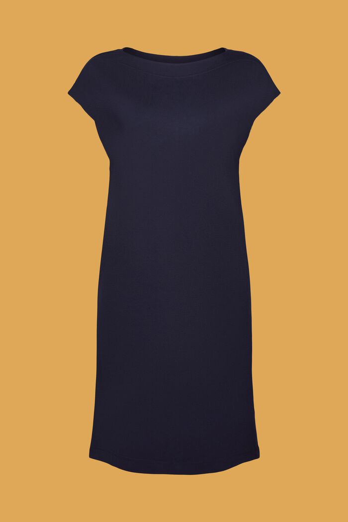 Sukienka mini z jerseyu, NAVY, detail image number 6