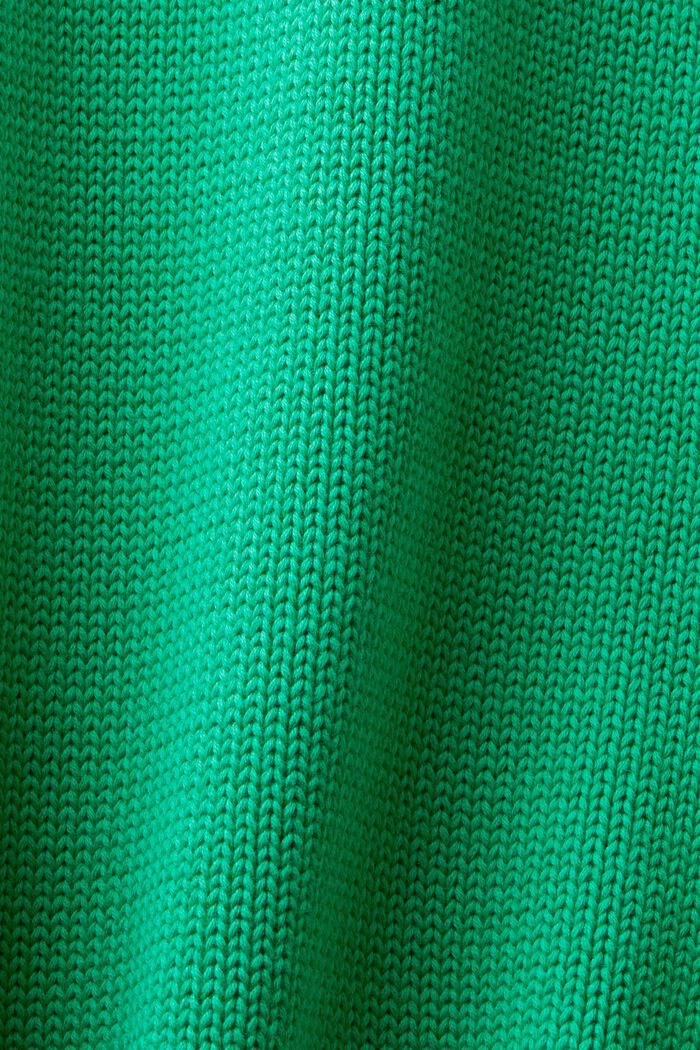 Sweter z półgolfem z bawełny, GREEN, detail image number 5