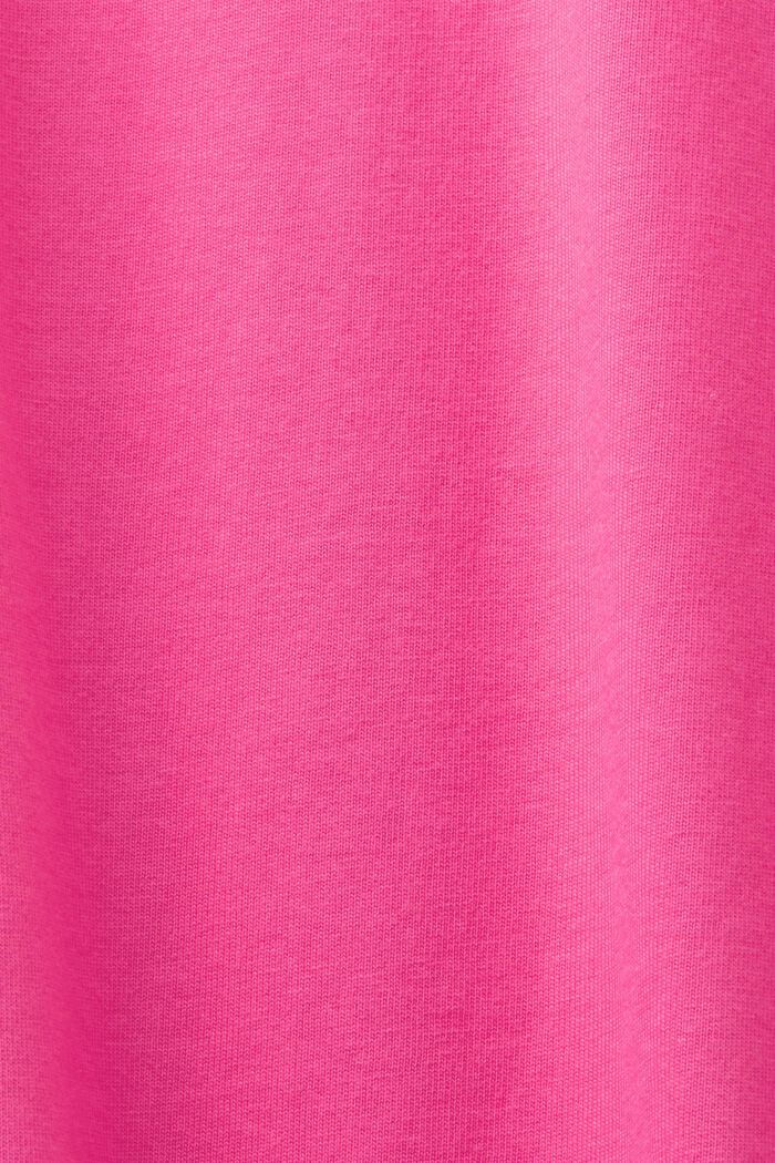 Logowany T-shirt, unisex, PINK FUCHSIA, detail image number 6