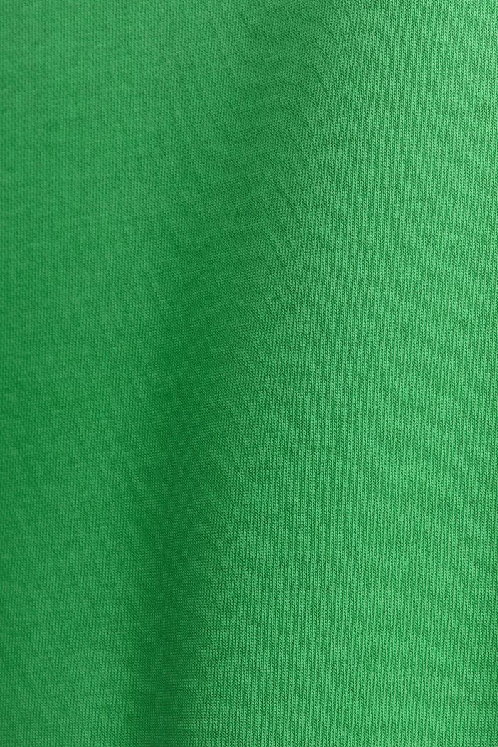 Bluza z kapturem z polaru z logo, unisex, GREEN, detail image number 4