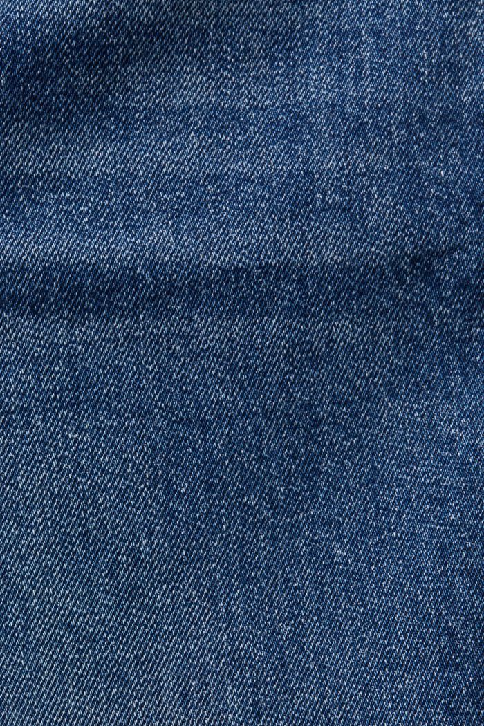 Dżinsy ze średniowysokim stanem i prostymi nogawkami, BLUE MEDIUM WASHED, detail image number 5