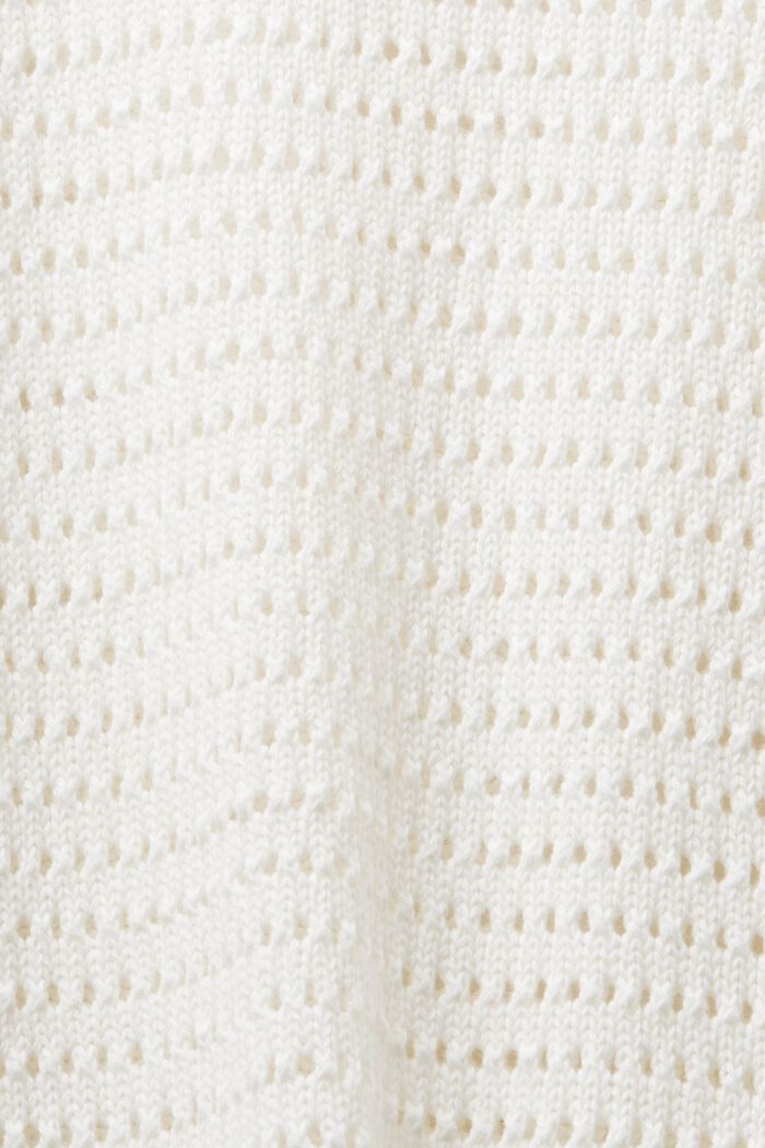 Sweter z siateczki, OFF WHITE, detail image number 6
