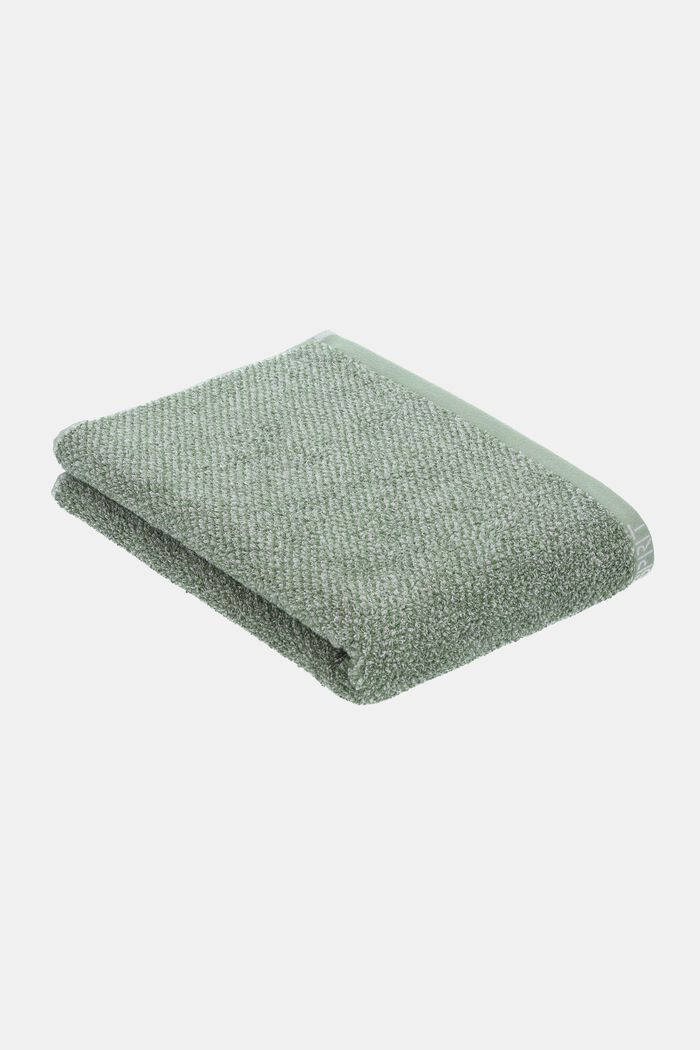 Melanżowy ręcznik, 100% bawełna, SOFT GREEN, detail image number 1