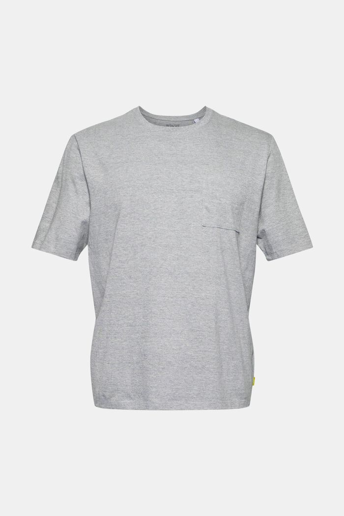 T-shirt z jerseyu, bawełna ekologiczna/wiskoza LENZING™ ECOVERO™, MEDIUM GREY, detail image number 4
