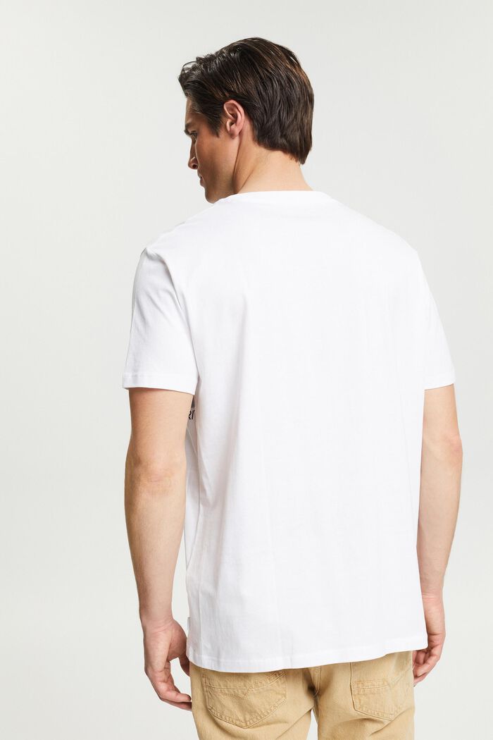 T-shirt z jerseyu z nadrukiem, WHITE, detail image number 3