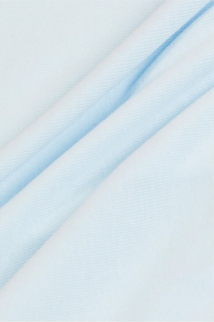 Bluzka z długim rękawem z dżerseju, PASTEL BLUE, detail image number 4