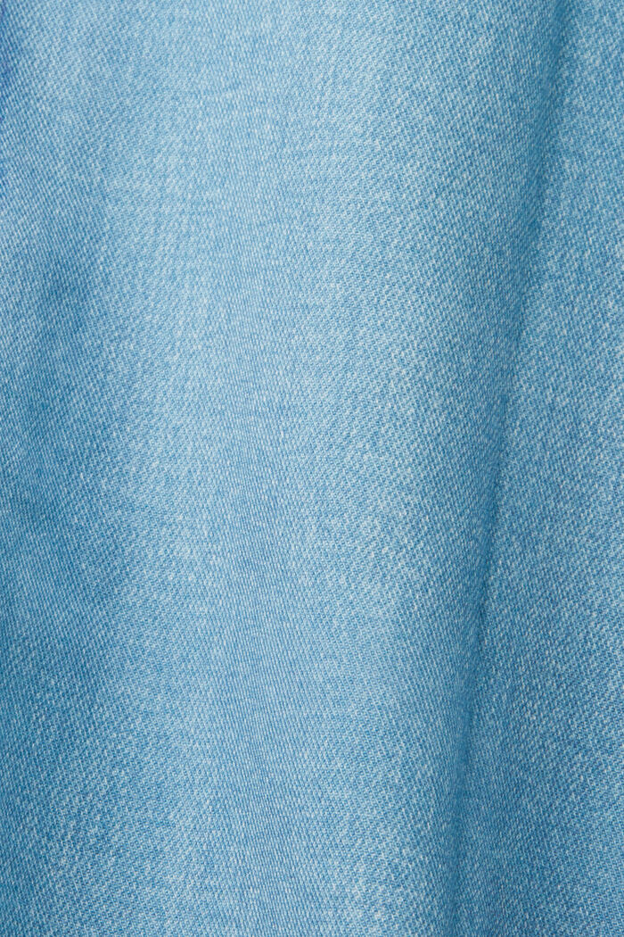 Koszulka z denimowym nadrukiem na całej powierzchni, BLUE MEDIUM WASHED, detail image number 6
