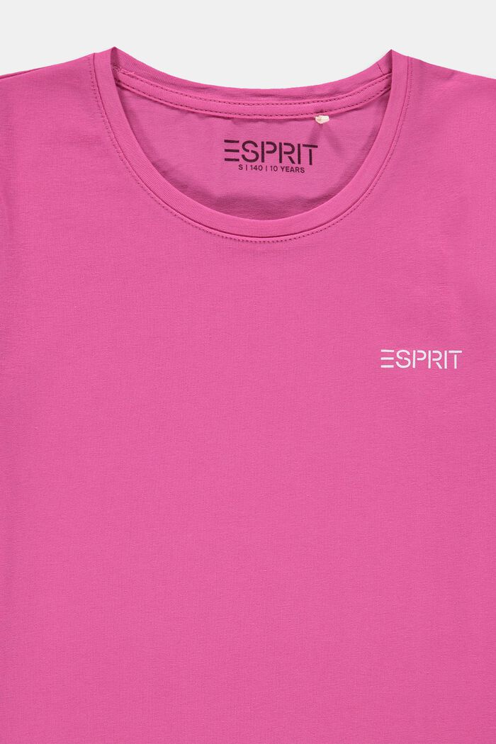 T-shirty ze 100% bawełny, dwupak, PINK, detail image number 2