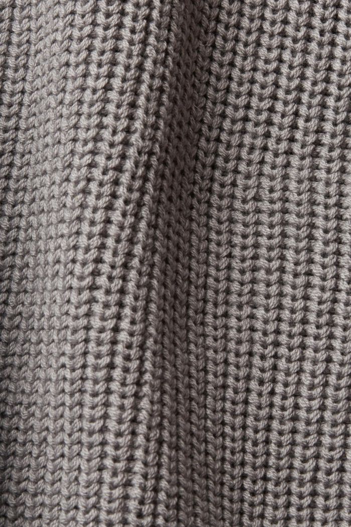 Sweter bez rękawów z dzianiny, MEDIUM GREY, detail image number 1