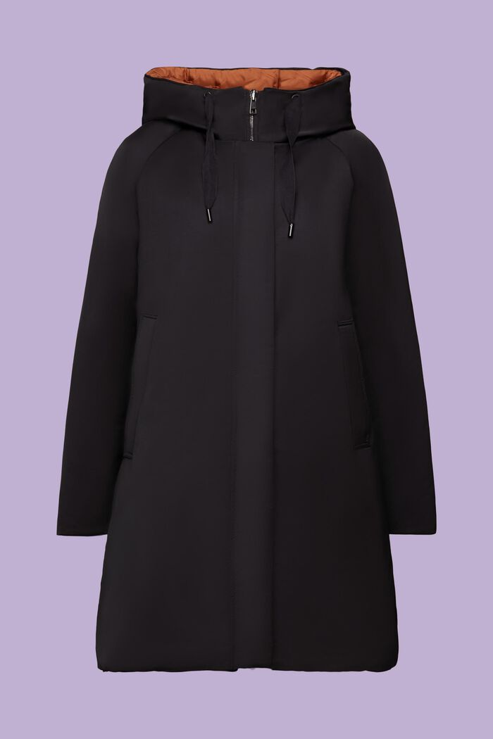 Dwustronny puchowy płaszcz, BLACK, detail image number 6