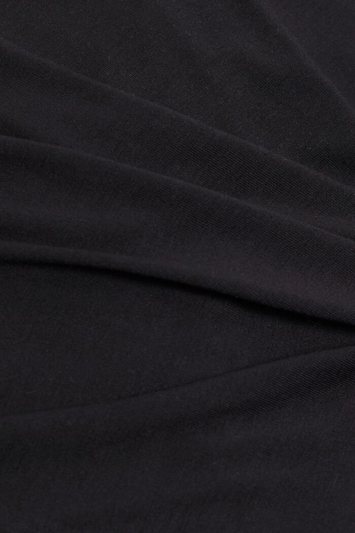 Piżama ze spodniami z nadrukiem, BLACK, detail image number 4
