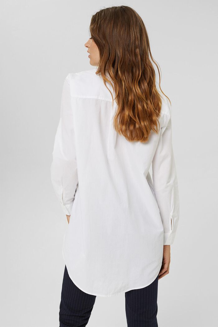 Długa bluzka, 100% bawełny organicznej, WHITE, detail image number 3