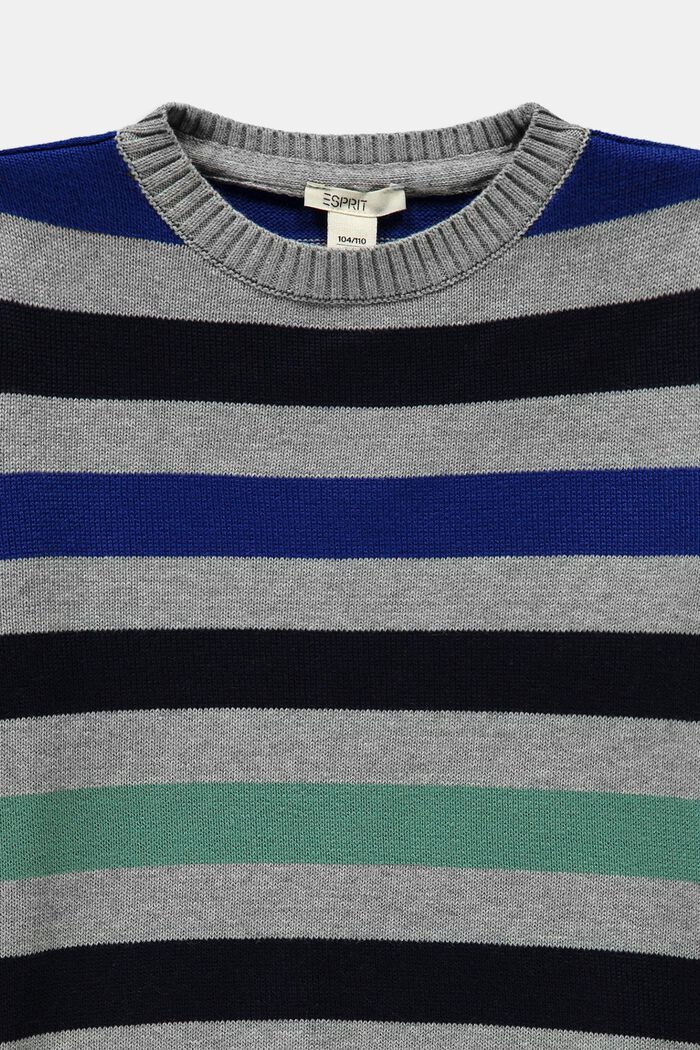 Sweter w paski, GREY, detail image number 2