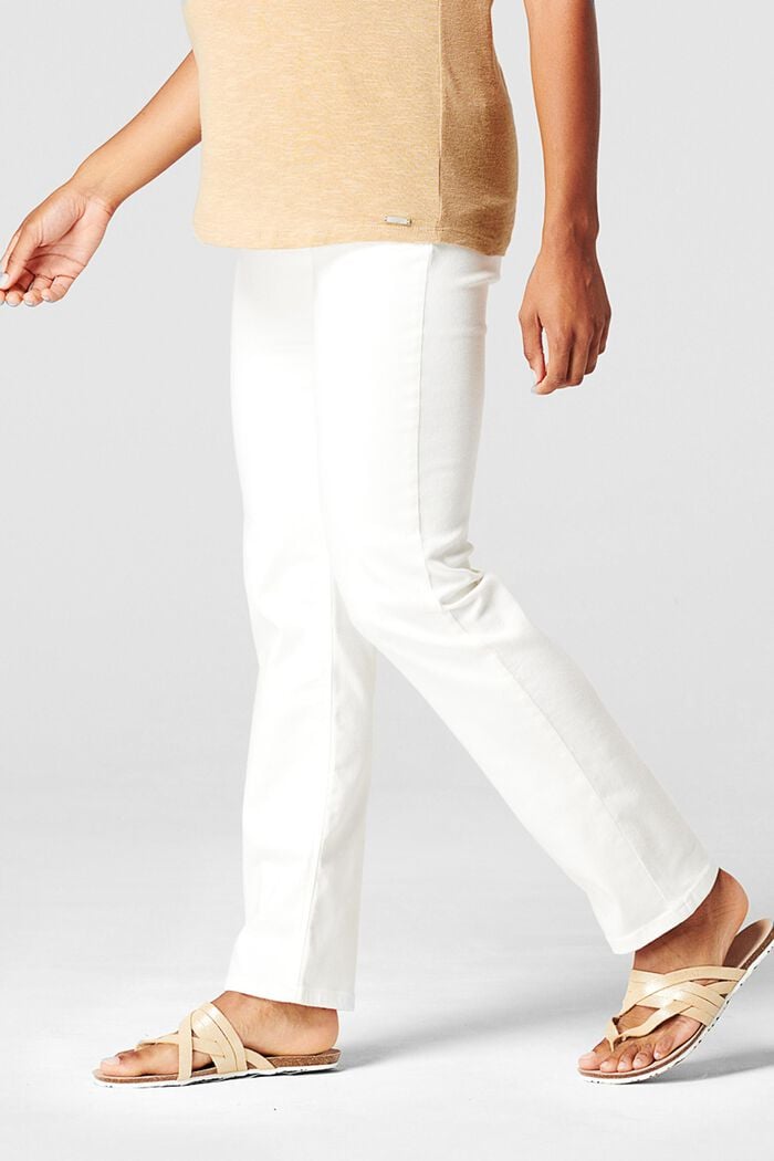Elastyczne dżinsy z panelem, BRIGHT WHITE, detail image number 2