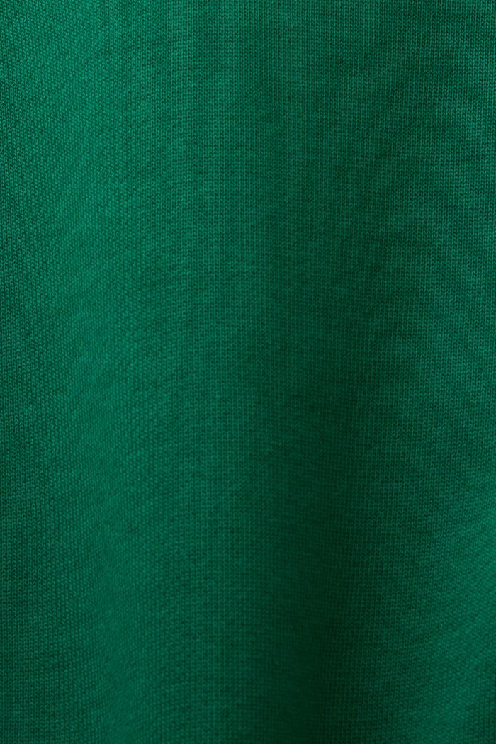 Bluza z wyhaftowanym logo, bawełna organiczna, DARK GREEN, detail image number 5
