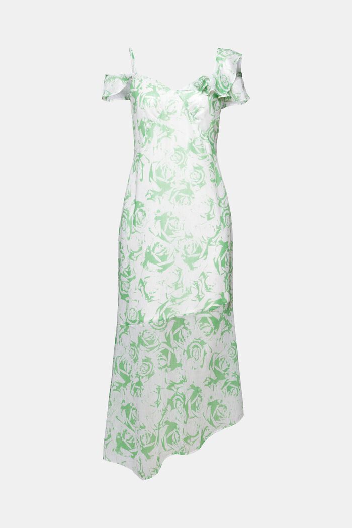 Szyfonowa sukienka maxi z nadrukiem, CITRUS GREEN, detail image number 6