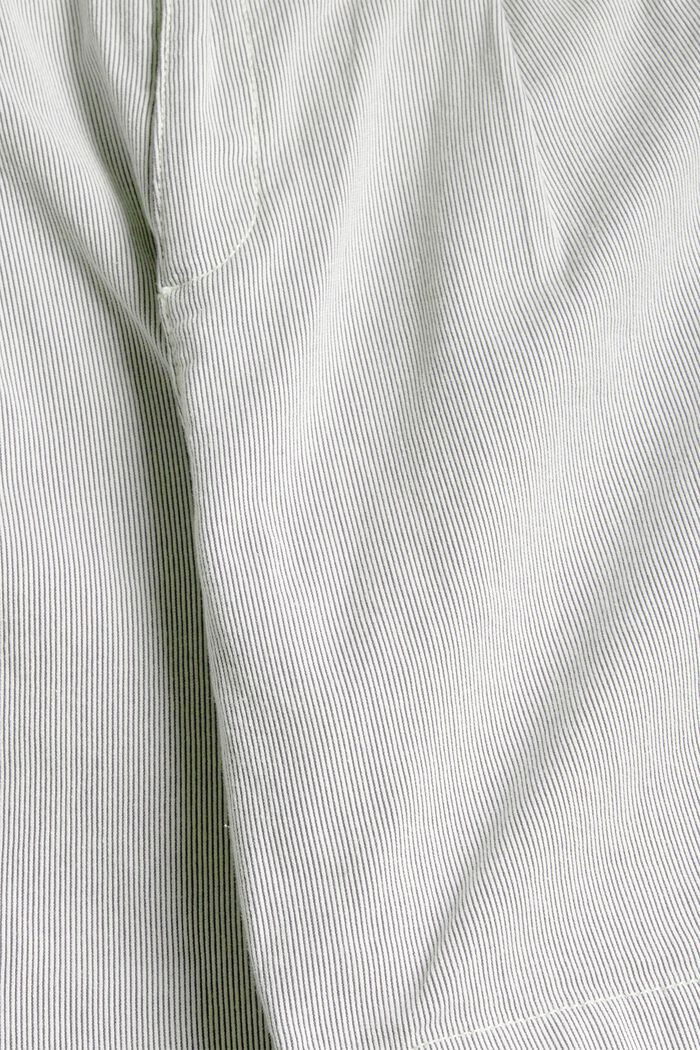Szorty w paski z wiązanym paskiem, NAVY, detail image number 4