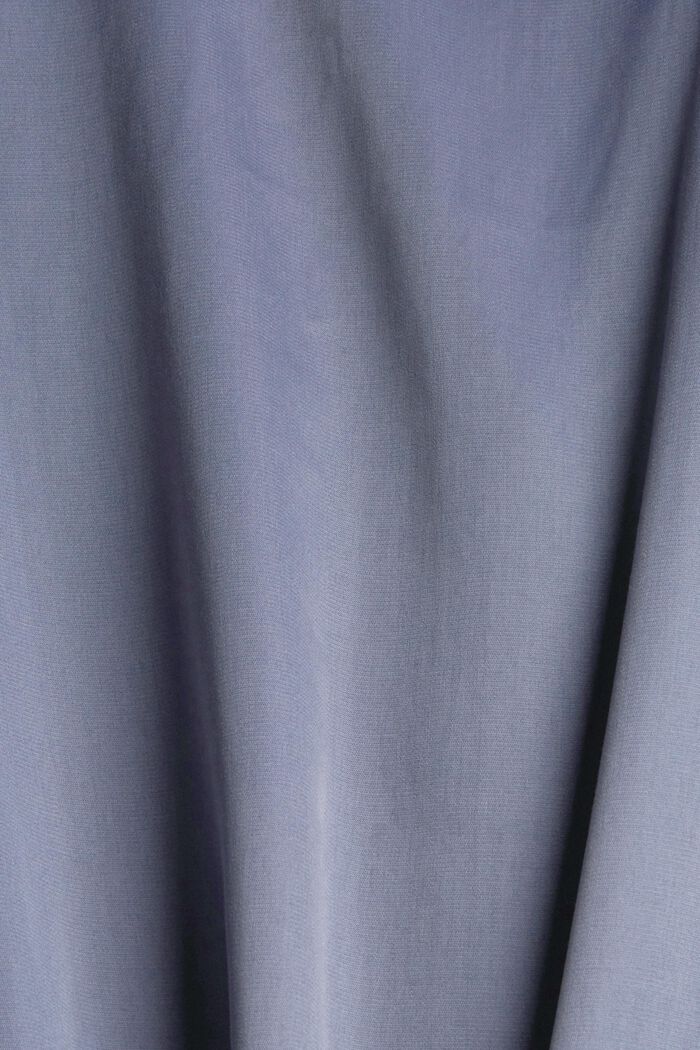Satynowa piżama z LENZING™ ECOVERO™, GREY BLUE, detail image number 4