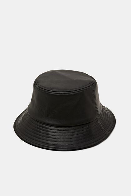 Skórzany kapelusz rybacki z logo