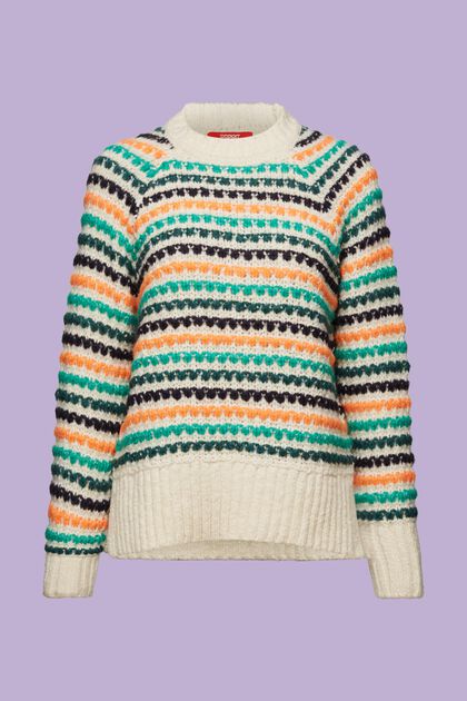 Sweter z mieszanki bawełny i wełny