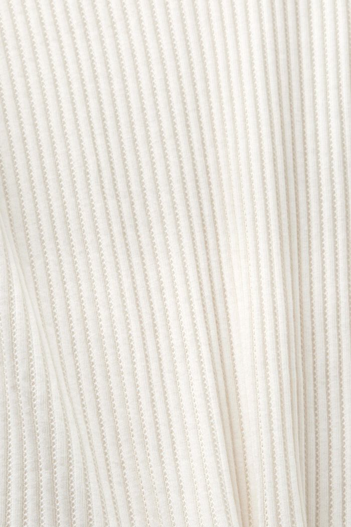 Bluzka z długim rękawem z jerseyu ze wzorem w haftowane kropki, ICE, detail image number 5