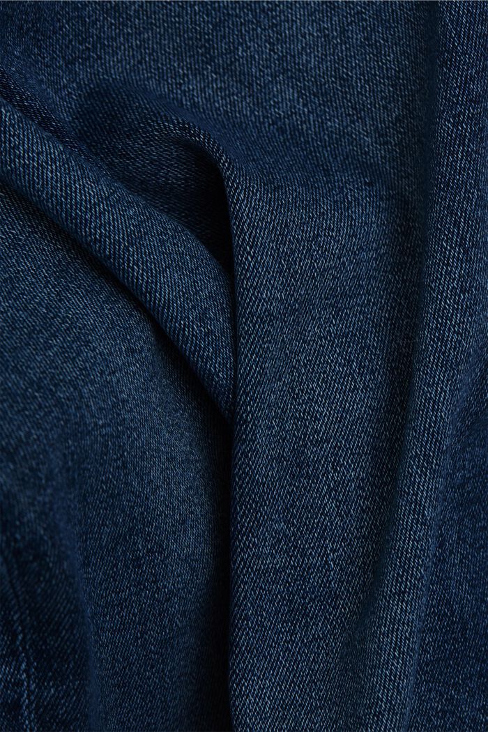 Dżinsy z bawełny organicznej z elastanem, BLUE DARK WASHED, detail image number 2