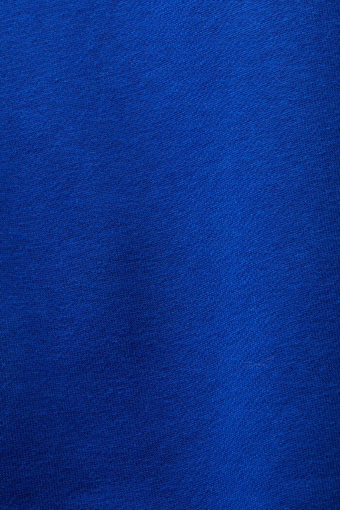 Spodnie dresowe z logo z bawełnianego polaru z logo, BRIGHT BLUE, detail image number 5