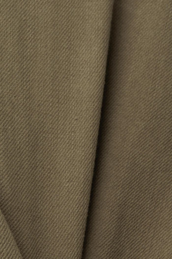 Kurtka w stylu utility z elastycznym pasem, KHAKI GREEN, detail image number 5