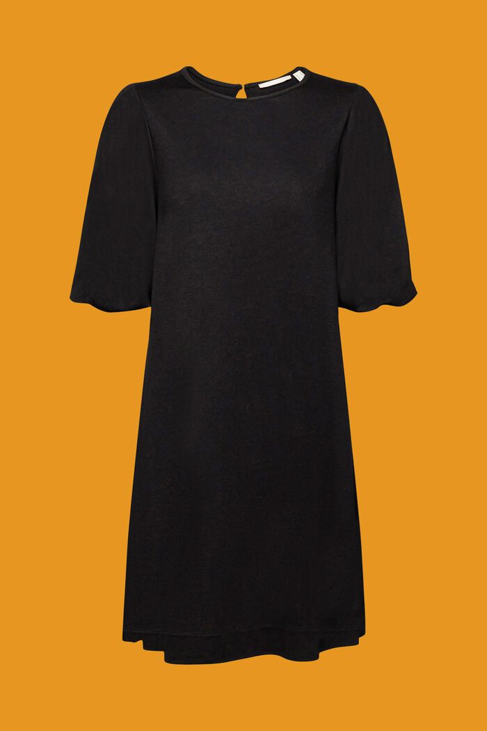 Sukienka mini z szerokimi rękawami, BLACK, detail image number 6
