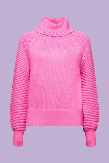 Sweter z półgolfem z bawełny